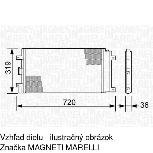 Chladiče klimatizácie POLCAR 3041K8C1