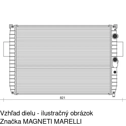 Chladiče vody POLCAR 305008-6