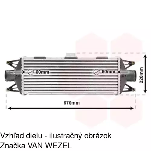 Chladiče vzduchu (Intercoolery) POLCAR 3052J81X - obr. 4