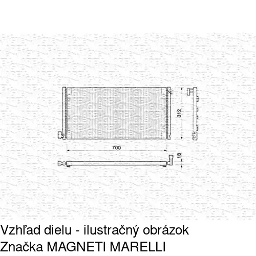 Chladiče klimatizácie POLCAR 3052K8C1S