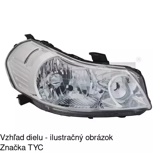 Hlavný reflektor POLCAR 307509-X - obr. 1