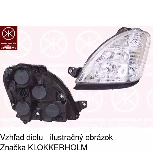 Hlavný reflektor POLCAR 308009-E - obr. 2