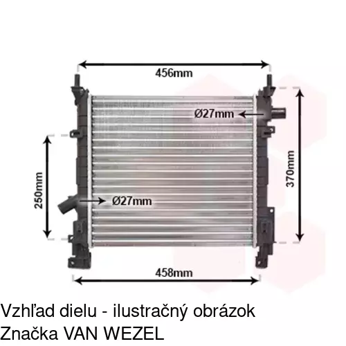 Chladiče vody 320008-4 /POLCAR/ - obr. 5