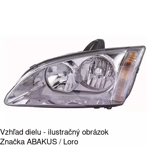 Hlavný reflektor POLCAR 320209-E - obr. 5