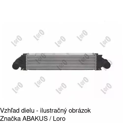 Chladiče vzduchu (Intercoolery) POLCAR 3205J8-1