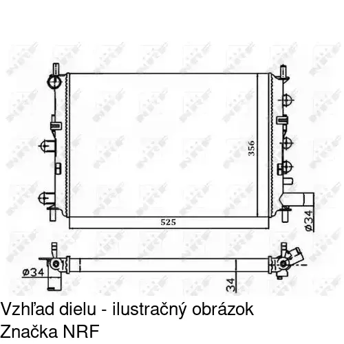 Chladiče vody POLCAR 320608-3 - obr. 5