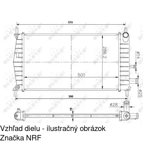 Chladiče vody POLCAR 321008-4 - obr. 4