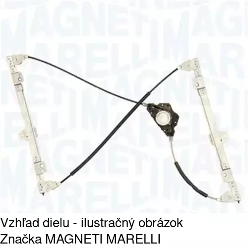 Elektrický mechanizmus okna dverí POLCAR 3212PSE2 - obr. 4