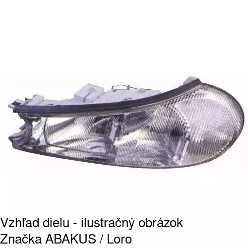 Hlavný reflektor 3217097E /POLCAR/ - obr. 1