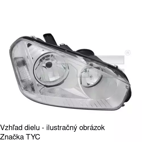 Hlavný reflektor POLCAR 323609-H