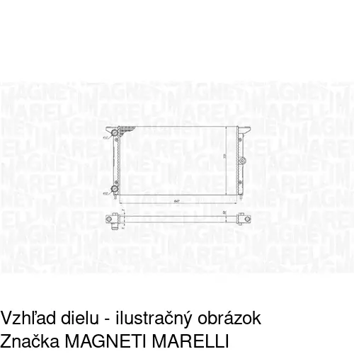 Chladiče vody POLCAR 324008A3 - obr. 1