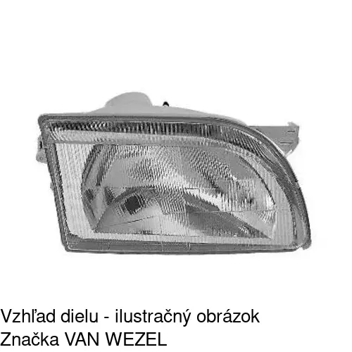 Hlavný reflektor POLCAR 3246100E - obr. 2