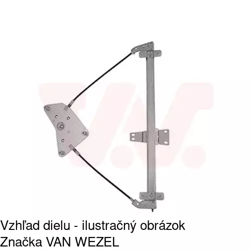 Elektrický mechanizmus okna dverí POLCAR 3256PSE2 - obr. 5