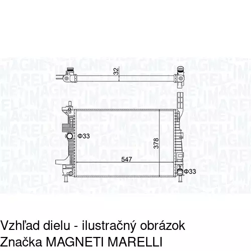 Chladiče vody POLCAR 32C1082K - obr. 1