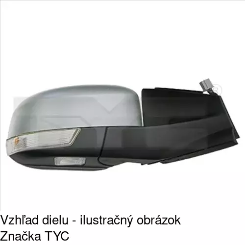 Vonkajšie zrkadlo POLCAR 32D1525E