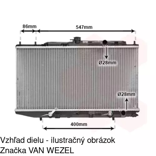 Chladiče vody POLCAR 380508-1 - obr. 1