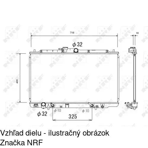 Chladiče vody POLCAR 381808-7