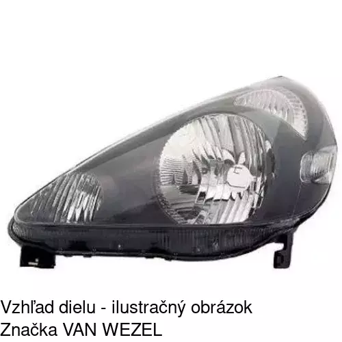 Hlavný reflektor POLCAR 3835091E - obr. 1