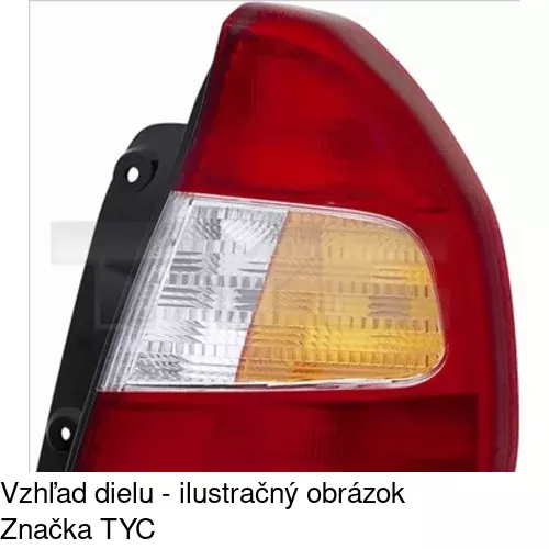 Zadné svetlo POLCAR 400787-E - obr. 1