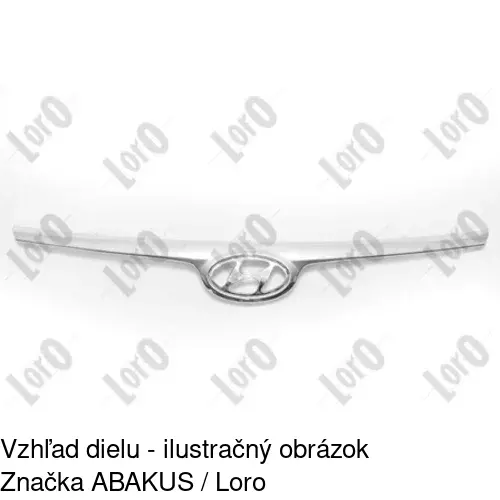 Lišta masky 401505-1 /POLCAR/ - obr. 1