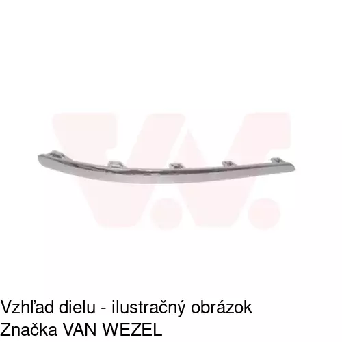 Lišta nárazníka POLCAR 401507-8