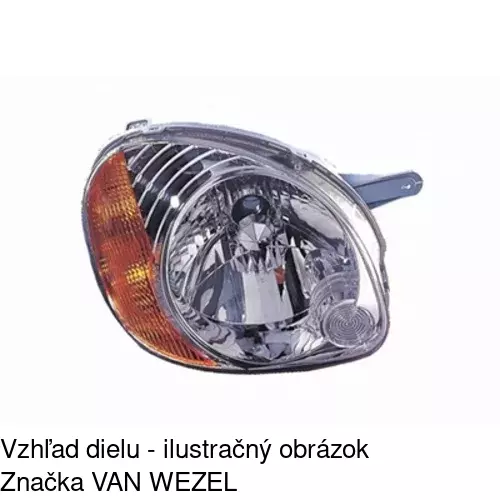 Hlavný reflektor POLCAR 4041101E