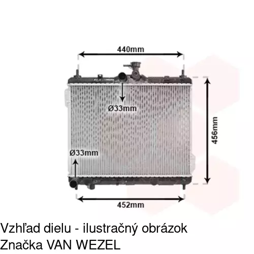 Chladiče vody POLCAR 404208-1 - obr. 2