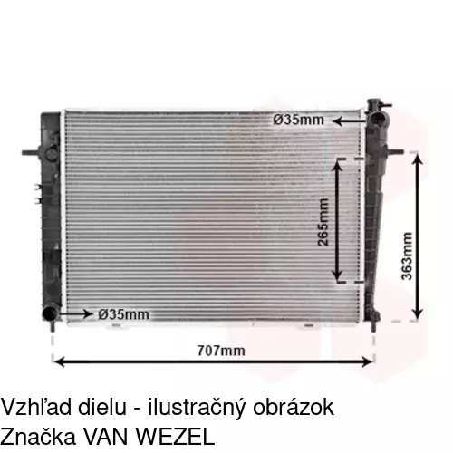 Chladiče vody POLCAR 4047082X - obr. 1