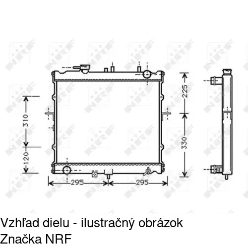 Chladiče vody POLCAR 410208