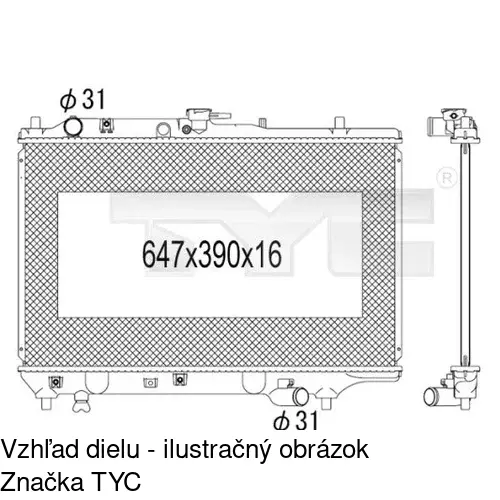 Chladiče vody POLCAR 450408-4