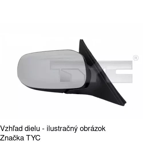 Vonkajšie zrkadlo POLCAR 4517524E