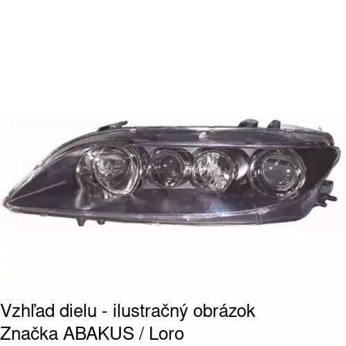 Hlavný reflektor POLCAR 4519102U - obr. 1