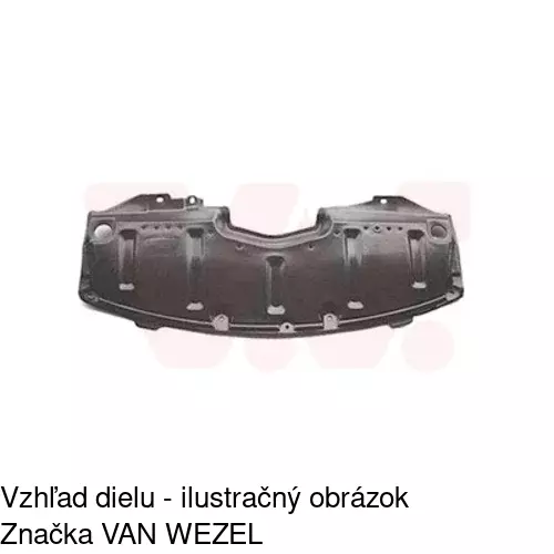 Dolný kryt nárazníka POLCAR 4560346Q