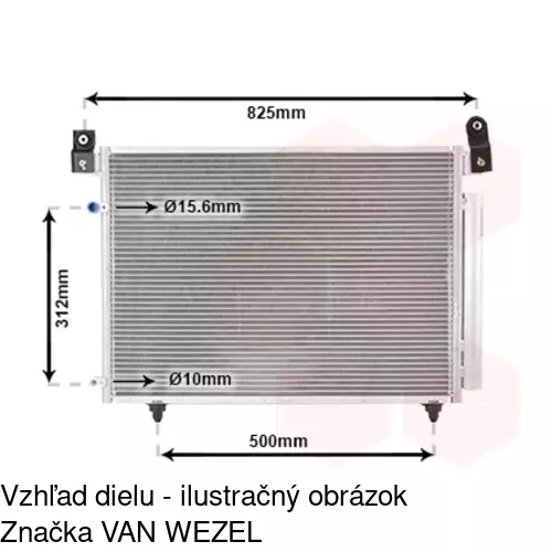 Chladiče klimatizácie POLCAR 4579K8C1 - obr. 2