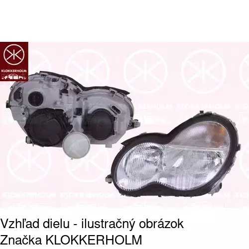 Hlavný reflektor POLCAR 500310-U - obr. 1