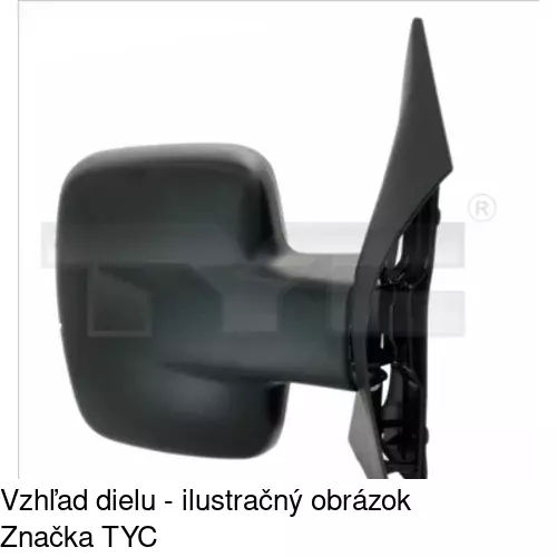 Vonkajšie zrkadlo POLCAR 5012524E - obr. 3