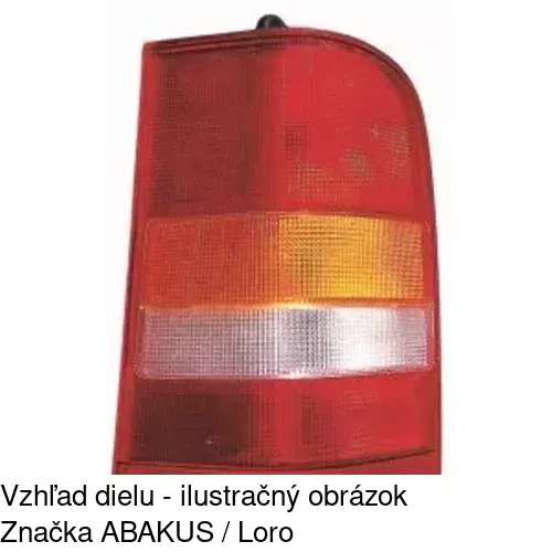 Zadné svetlo 5012880E /POLCAR/ - obr. 2