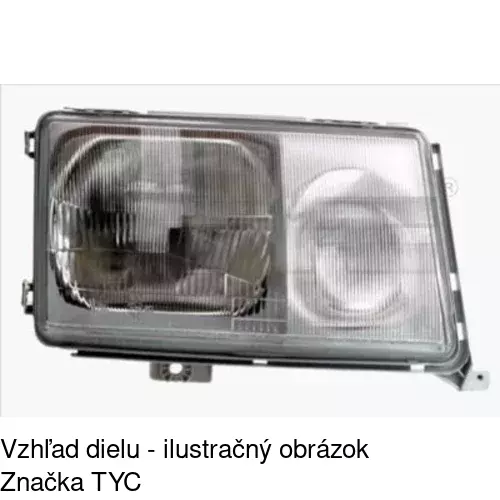 Hlavný reflektor POLCAR 5014091H