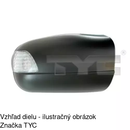 Rám vonkajšieho zrkadla POLCAR 501555TM - obr. 3