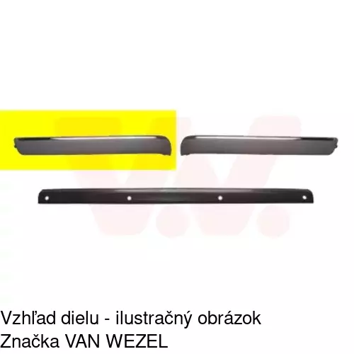 Lišta nárazníka POLCAR 50159611 - obr. 2