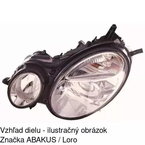 Hlavný reflektor POLCAR 501609-E - obr. 3