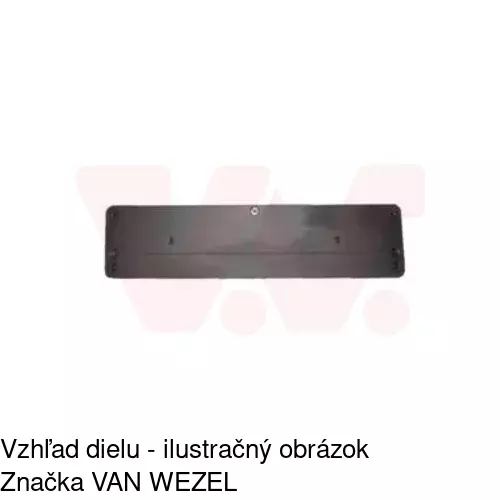 Držiak evidenčnej tabuľky POLCAR 50170710