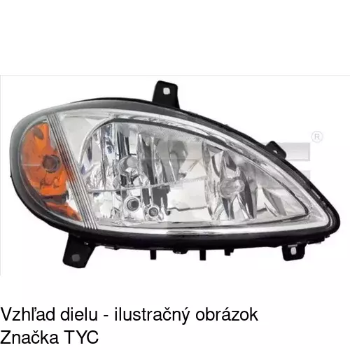 Hlavný reflektor POLCAR 5040091E - obr. 1