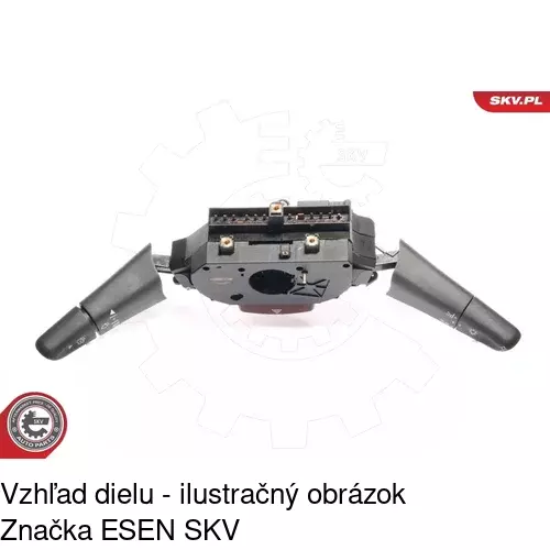 Združený prepínač POLCAR 5062PZ-3 - obr. 5