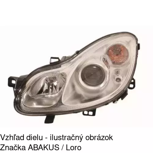 Hlavný reflektor POLCAR 509810-E - obr. 4