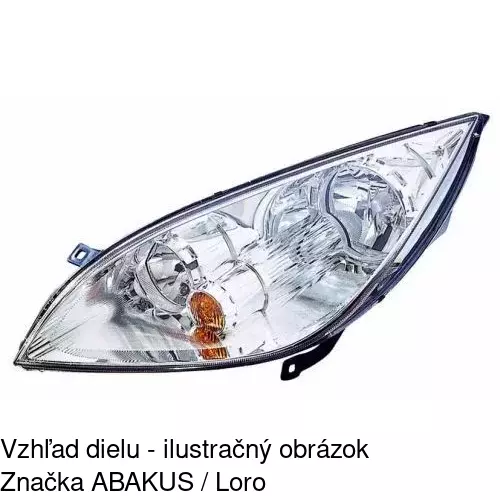 Hlavný reflektor POLCAR 524109-U