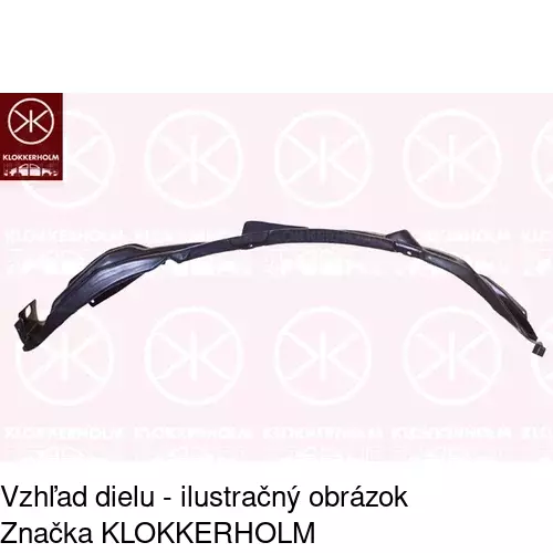 Podblatník (plast) POLCAR 5255FL1T