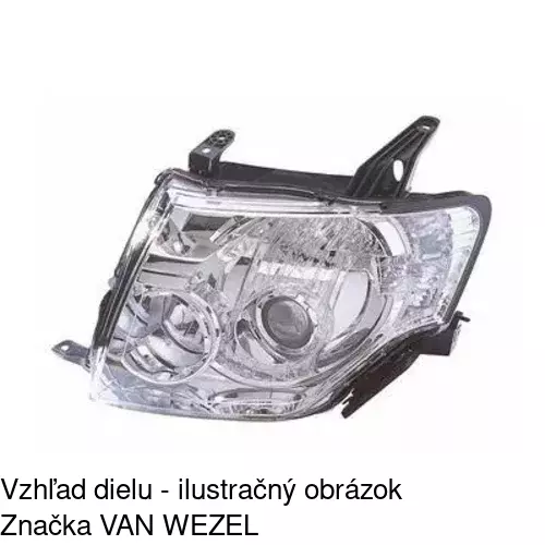 Hlavný reflektor POLCAR 528709-E - obr. 3