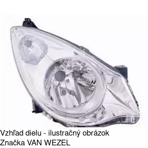 Hlavný reflektor 550610-E /POLCAR/ - obr. 4