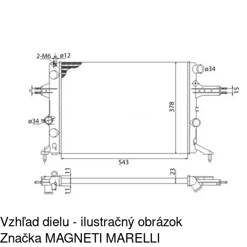 Chladiče vody POLCAR 5508081X - obr. 5